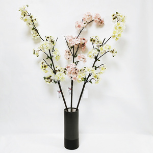 silk cherryblossom flower branches artificial cherry blossom trees White flower Sakura wedding backdrop