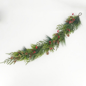 Cedar Garland For Christmas Festival Holiday Home Decor Wholesale Pine Needles Christmas Garland