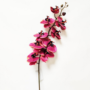 39" Butterfly Orchid Stem Silk Flower For Wedding Home Office Table Vase Decor Blossom Artificial Phalaenopsis Orchid Flower