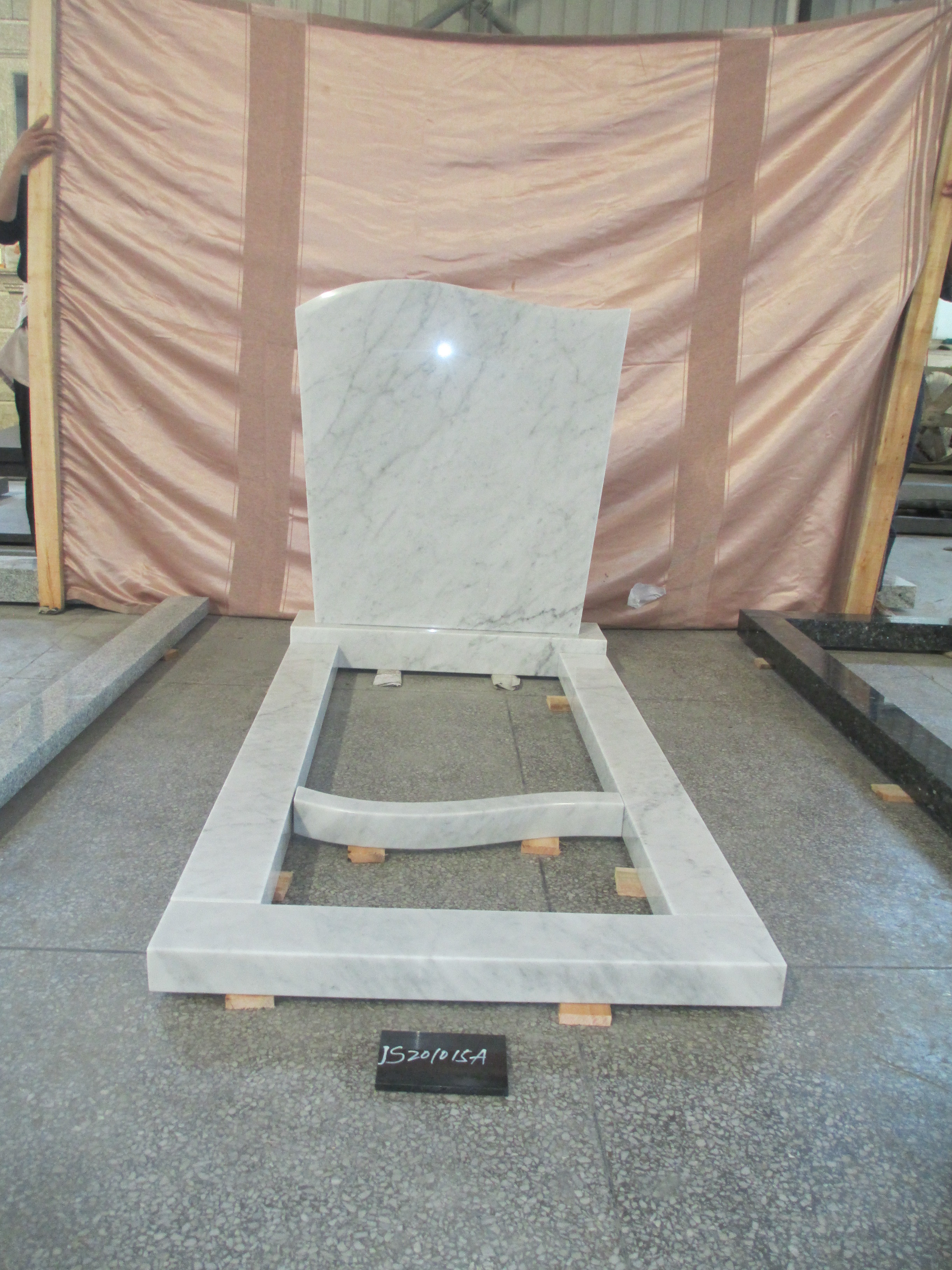 White Marble Tombstone gravestone