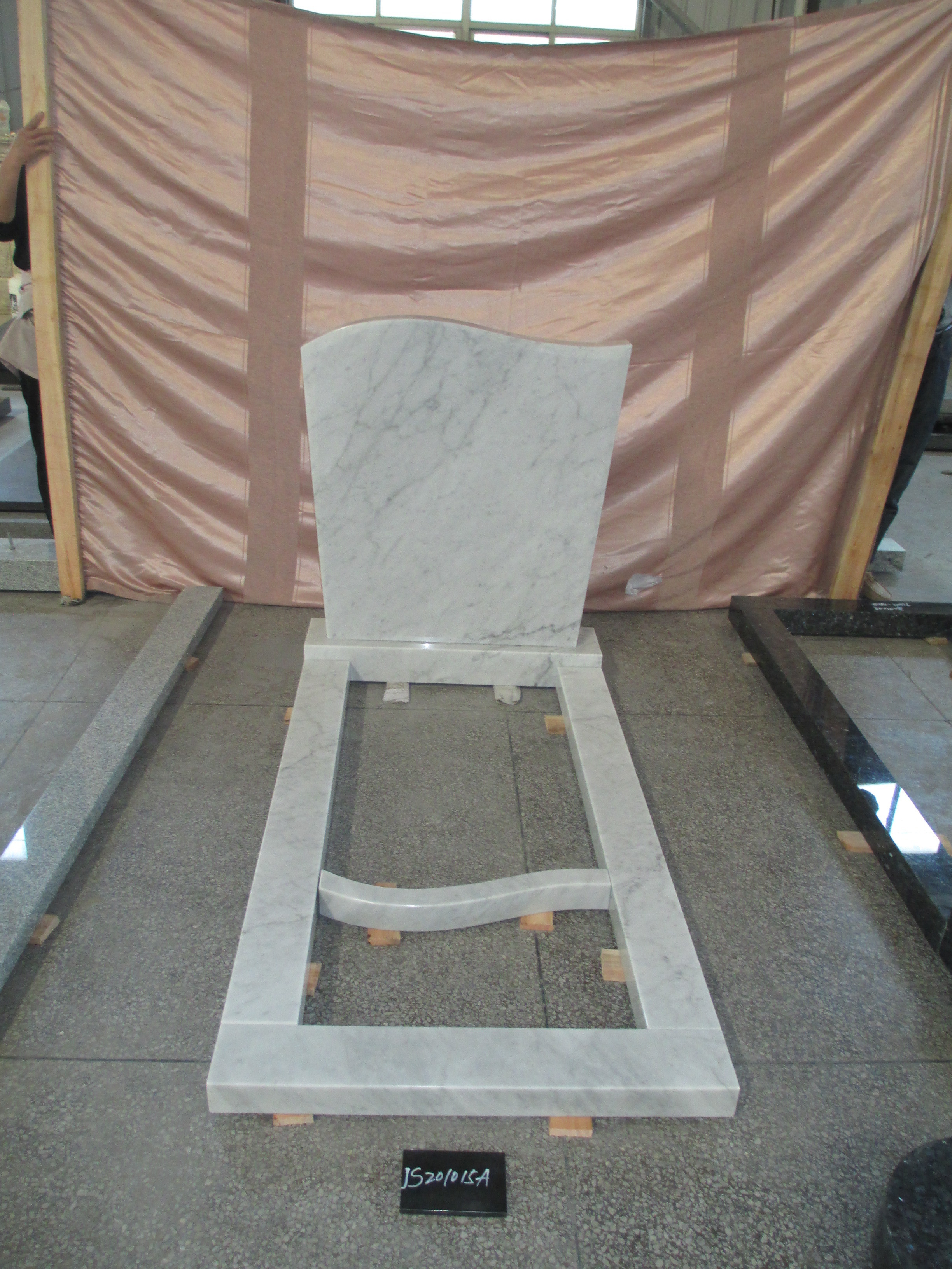 White Marble Tombstone gravestone