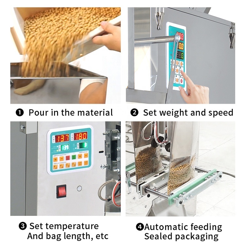 High-capacity powder packaging machine multi-function silica gel desiccant granule pouch bag filling packing machine