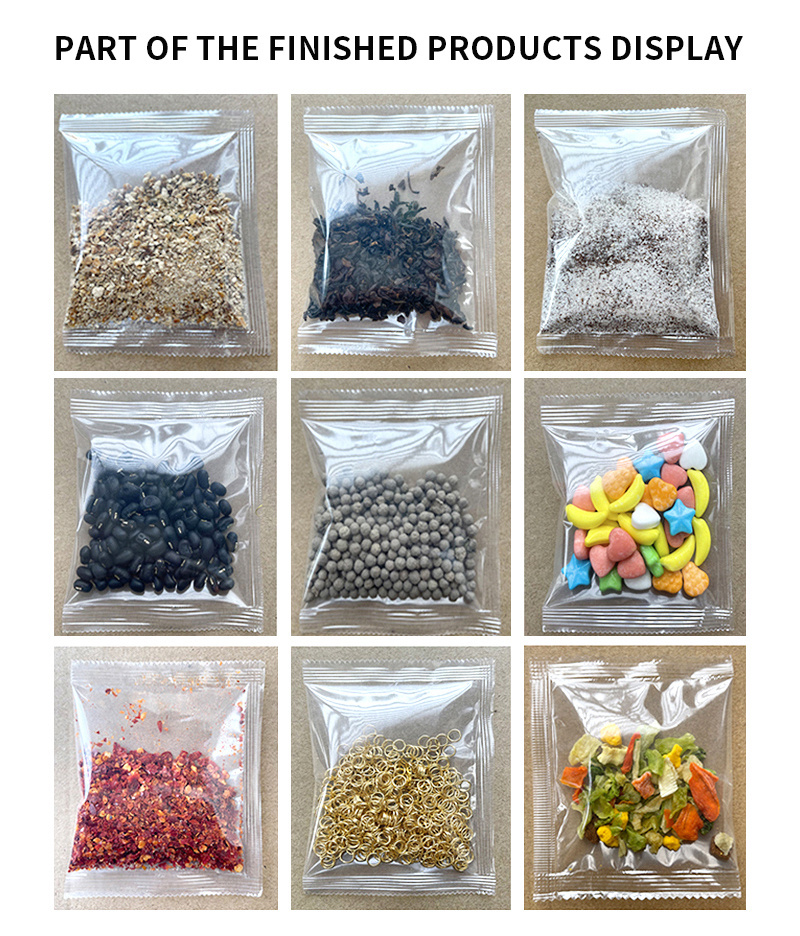 Small food pouch packing machine dehydrated fruits and vegetables bag spice sachet filling packaging machine