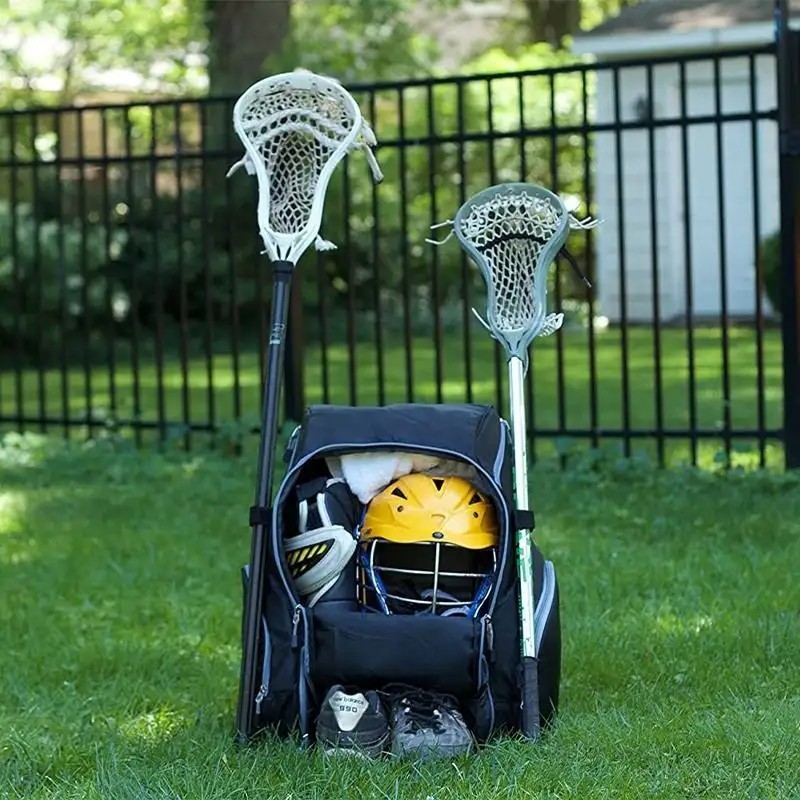 Holders for Bats Lacrosse  Field Hockey Sticks Tennis rackets for all your gear Athlete Lacrosse Women's Lax Best Backpack