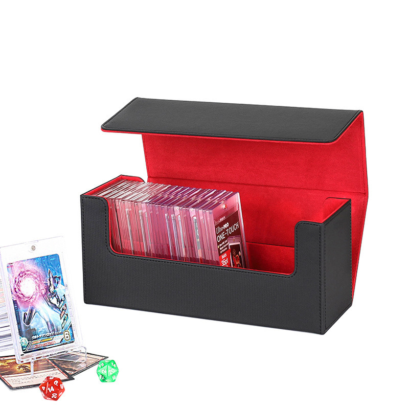 New Magnetic Game Card Case Large Size Fits Up Game Cards Deck Box Compatible with One Touch Magnetic Card