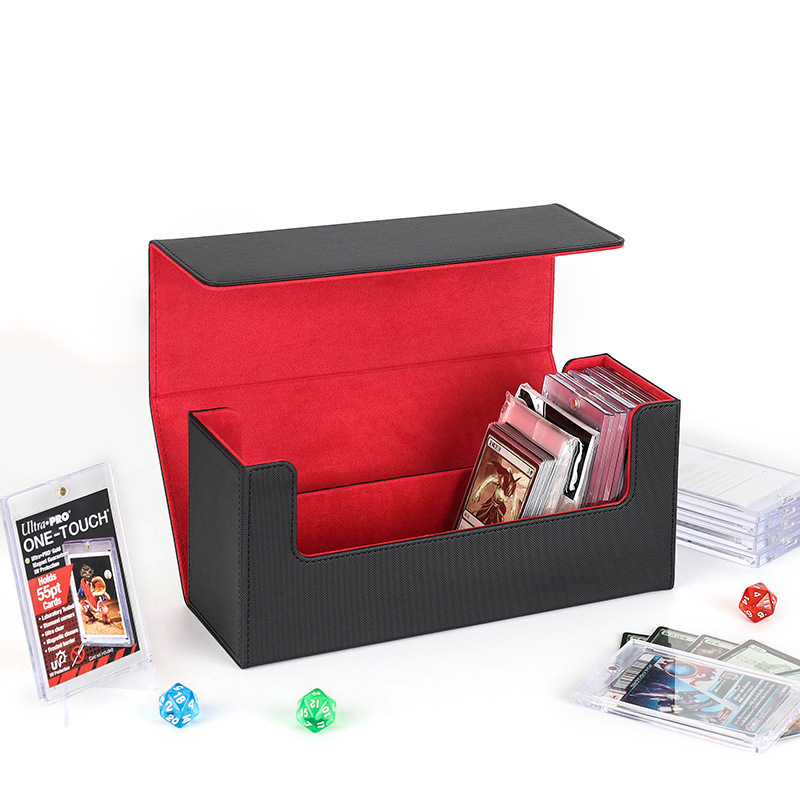 New Magnetic Game Card Case Large Size Fits Up Game Cards Deck Box Compatible with One Touch Magnetic Card