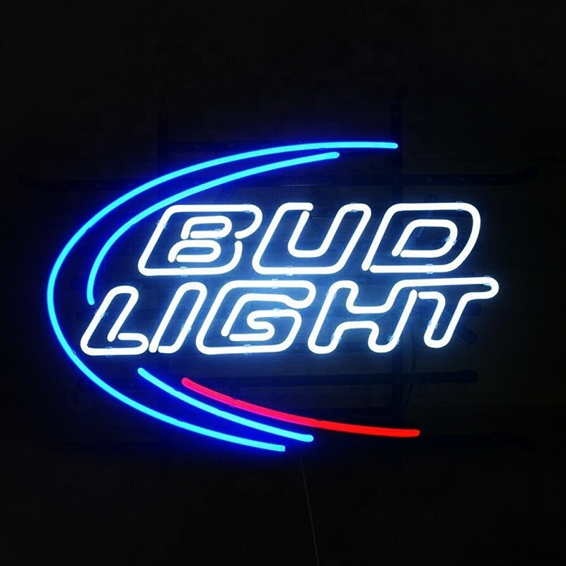 Wholesale budweiser beer bar club restaurant advertising flex neon sign