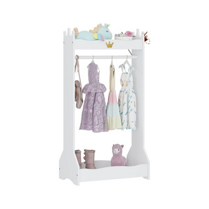 Kids Dress Up Storage Kids' Costume Organizer Center Open Hanging Clothing Rack With Rack For Toddler 3 Age+