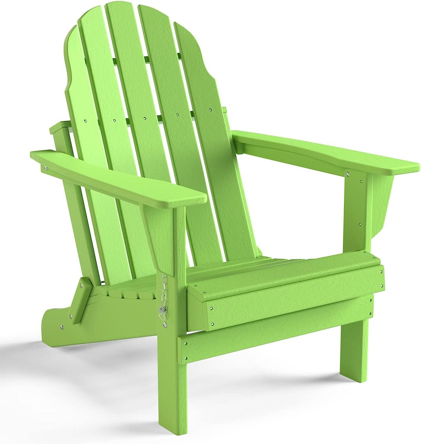 Weather Resistant Porch Outdoor Garden Chairs  Seating HDPE Plastic Resin Deck Patio Outdoor Folding Adirondack Chair