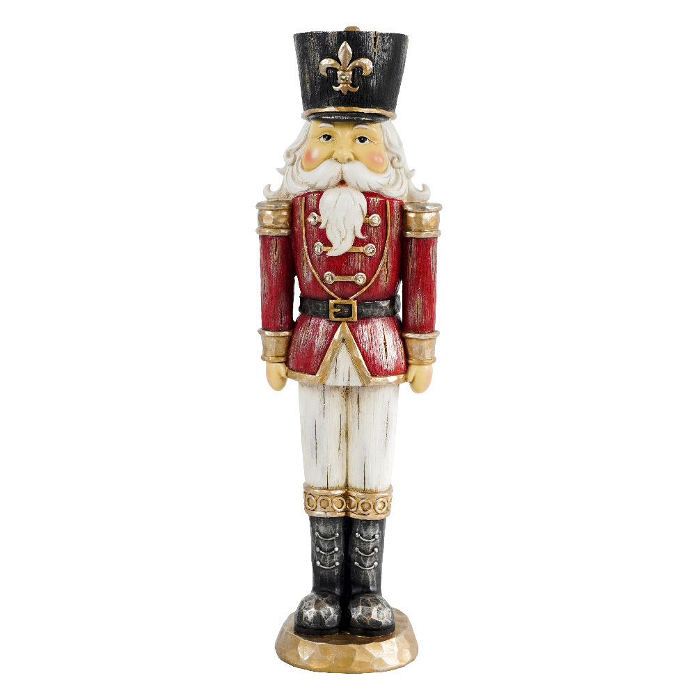 Wholesale Christmas outdoor & indoor decor  Polyresin Nutcracker with led light