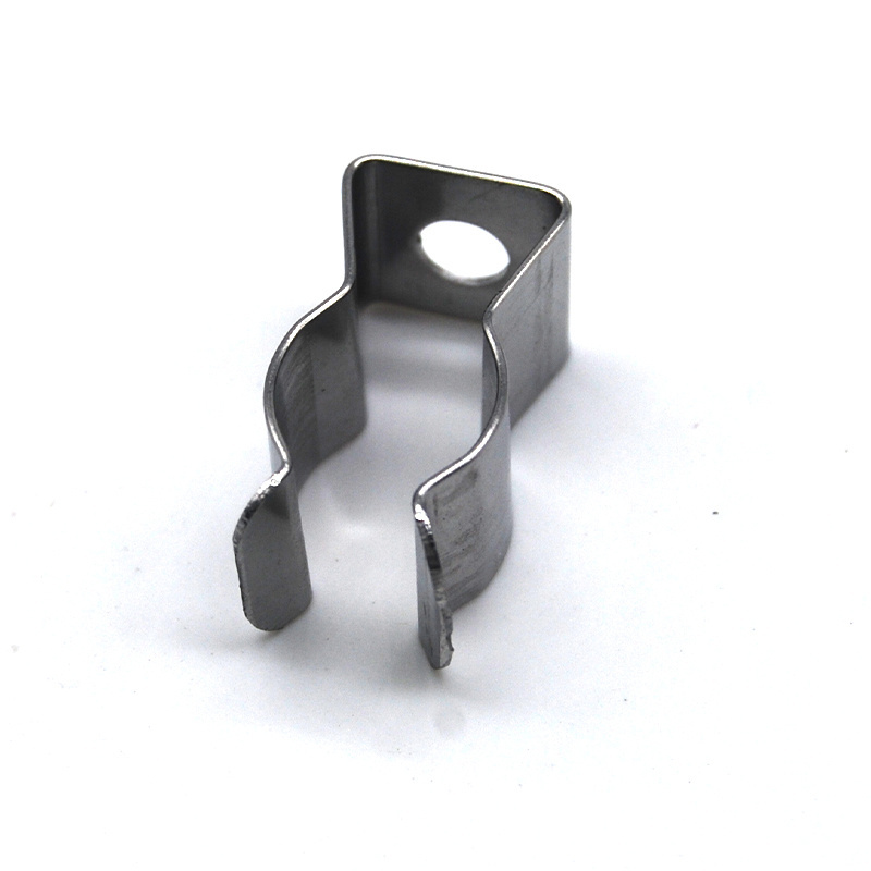 Custom Sheet Metal Fabricating Stamping part Pump Metal Clamp For Led And Lamp Stainless Steel Spring Clip