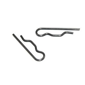 Custom CNC Machined Spring Loaded Locking Pin Stainless Steel Closed Wave R Shaped Cotter Pin