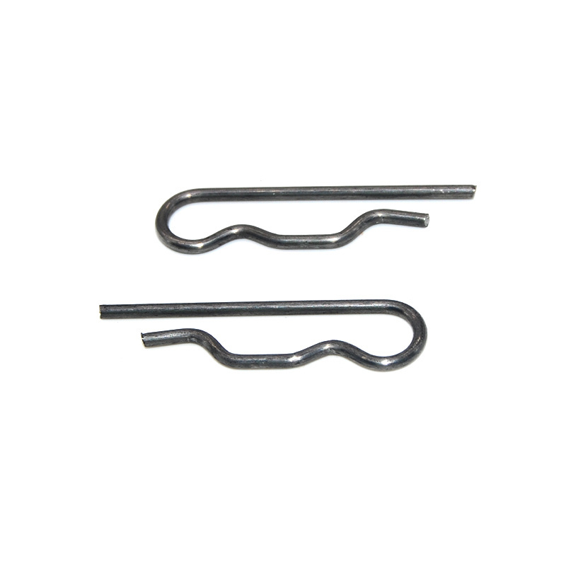 Custom CNC Machined Spring Loaded Locking Pin Stainless Steel Closed Wave R Shaped Cotter Pin