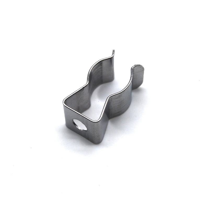 Custom Sheet Metal Fabricating Stamping part Pump Metal Clamp For Led And Lamp Stainless Steel Spring Clip