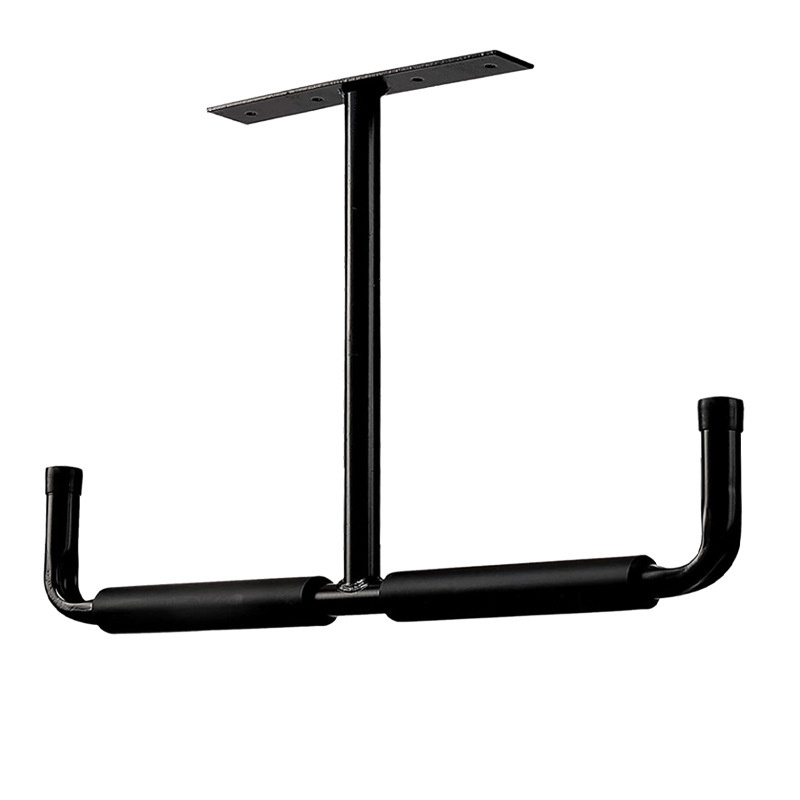 Heavy Duty Ceiling Hanger Safe Racks Overhead Garage Storage Bicycle Bracket Rack for Kayak Skateboard Metal T-shaped Hook