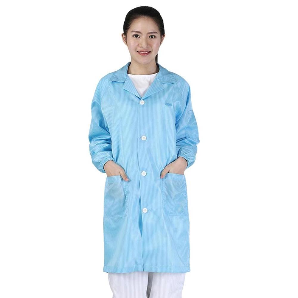 Summer Dustproof Workwear Men Women Work Overalls Clean Room Anti-Static Protective Suit Coveralls