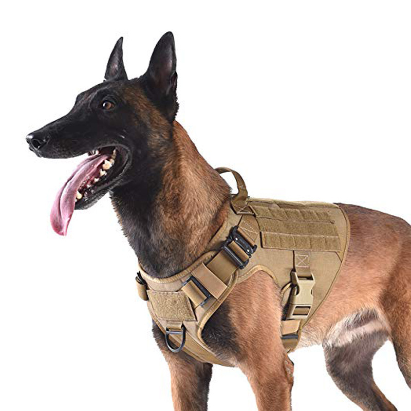 Tactical Custom Personalized Dog Harness Breathable High Quality Manufacturer Custom K9 Nylon Adjustable Harness