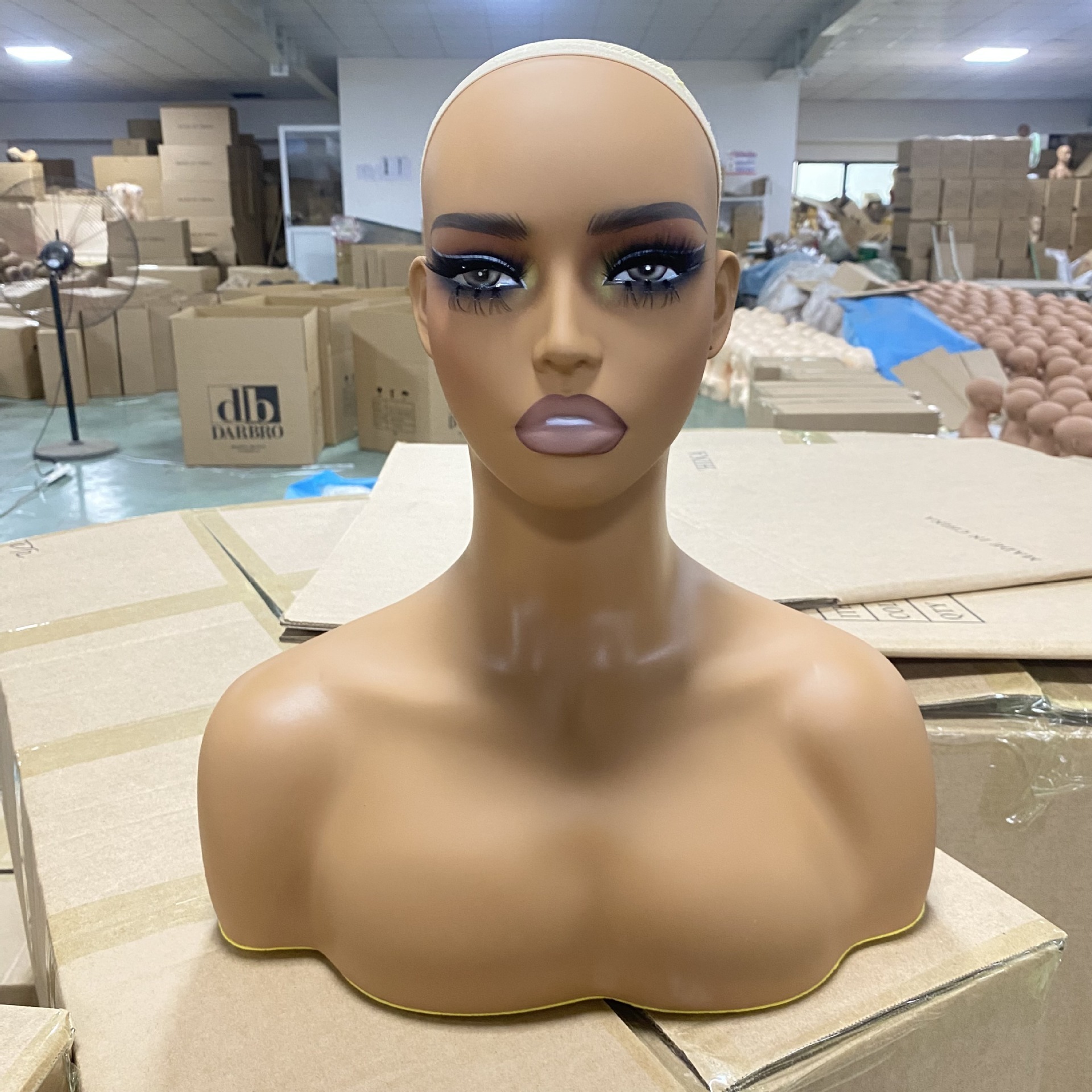 Hot Selling Female Mannequin Head Without Hair