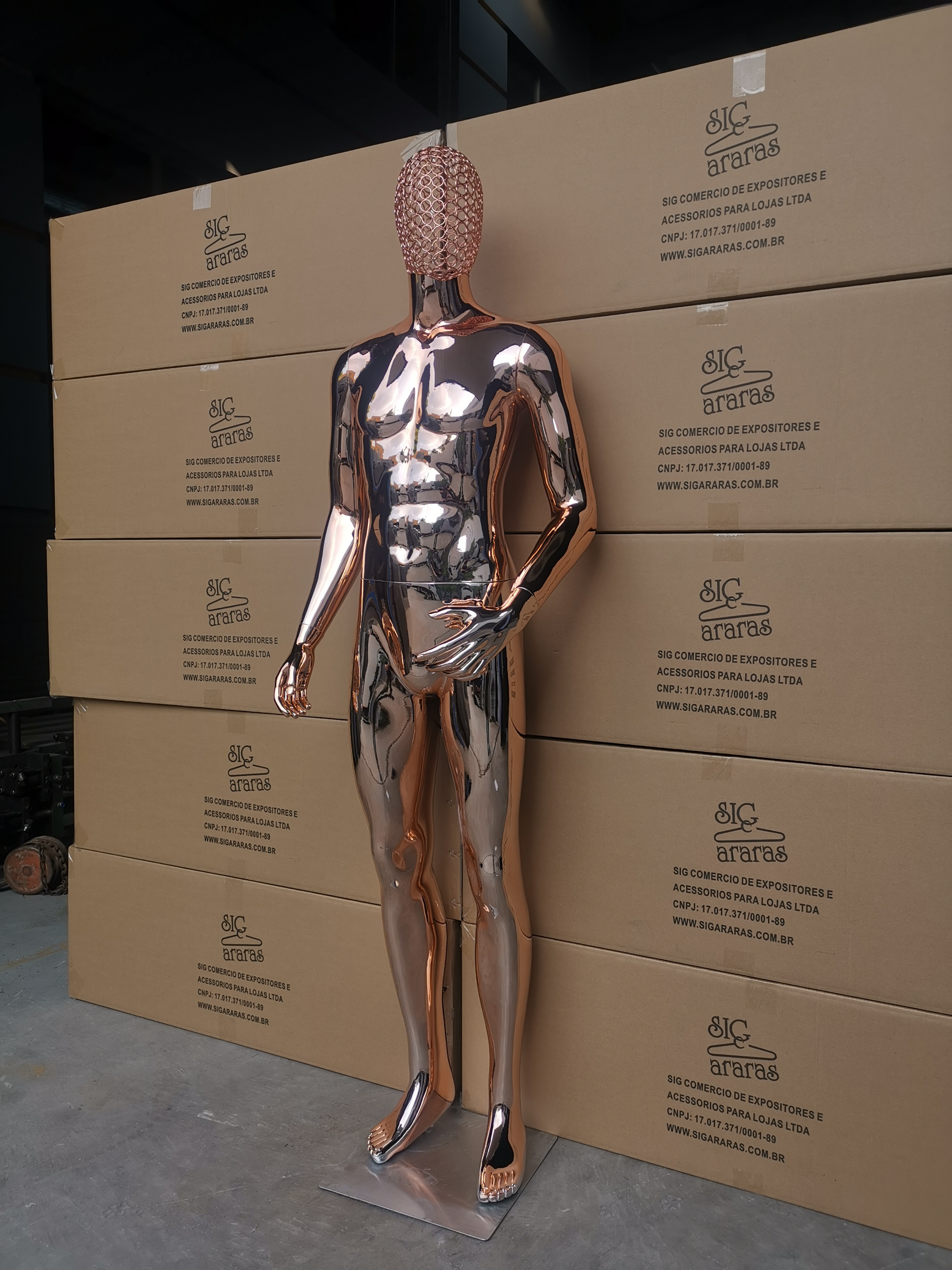 Hot Selling Dummy Chrome Gold Silver Mannequin