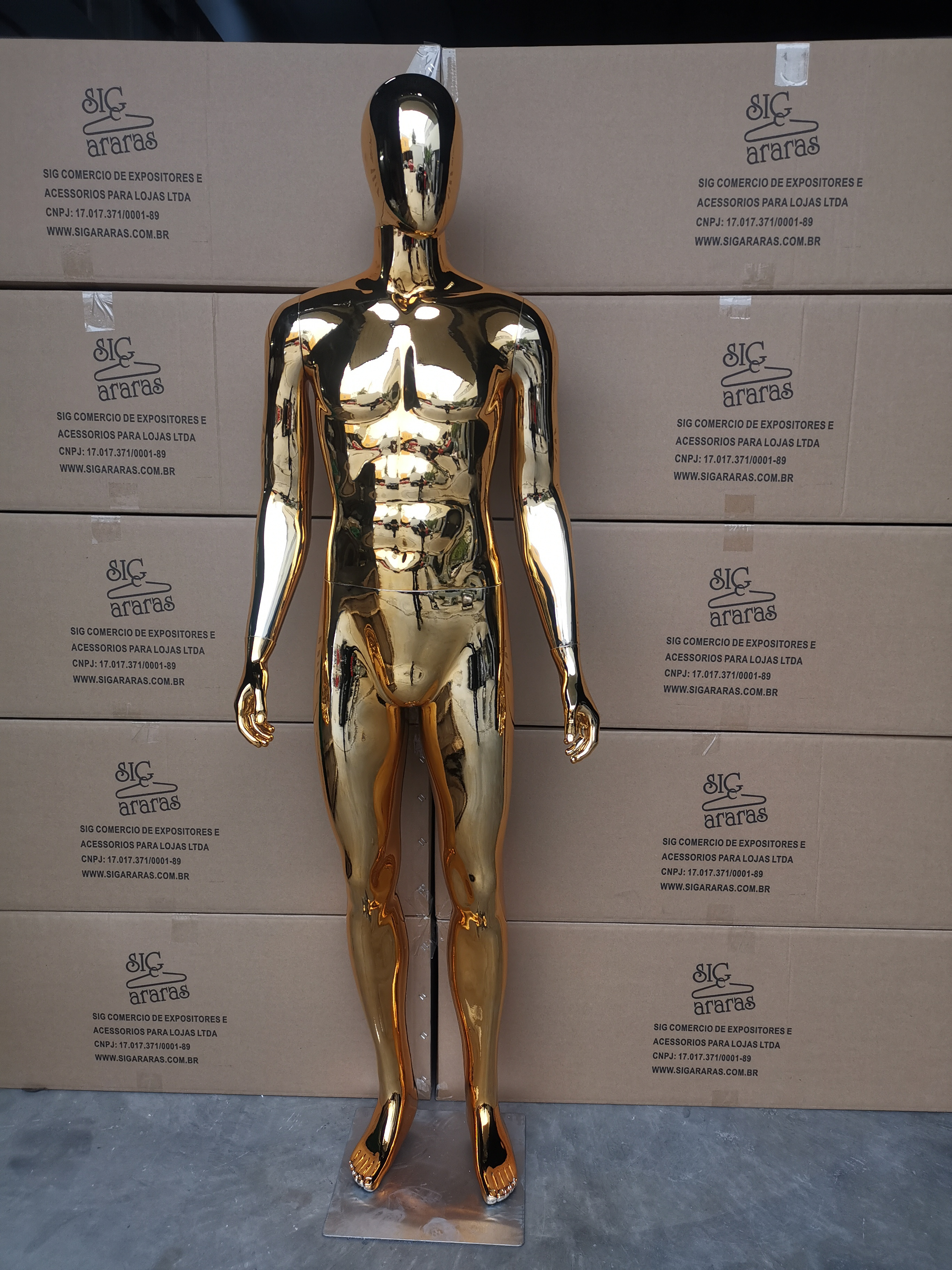 Hot Selling Dummy Chrome Gold Silver Mannequin