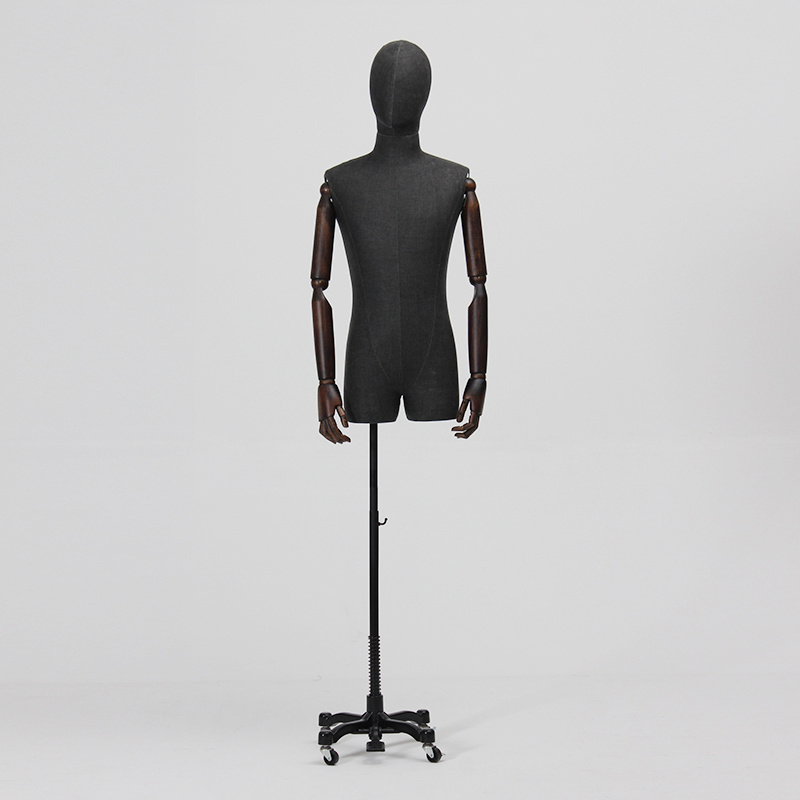 Mannequin Male Torso On Stand