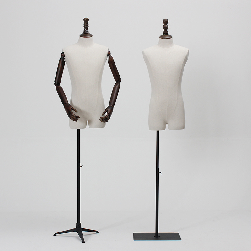 Mannequin Male Torso On Stand