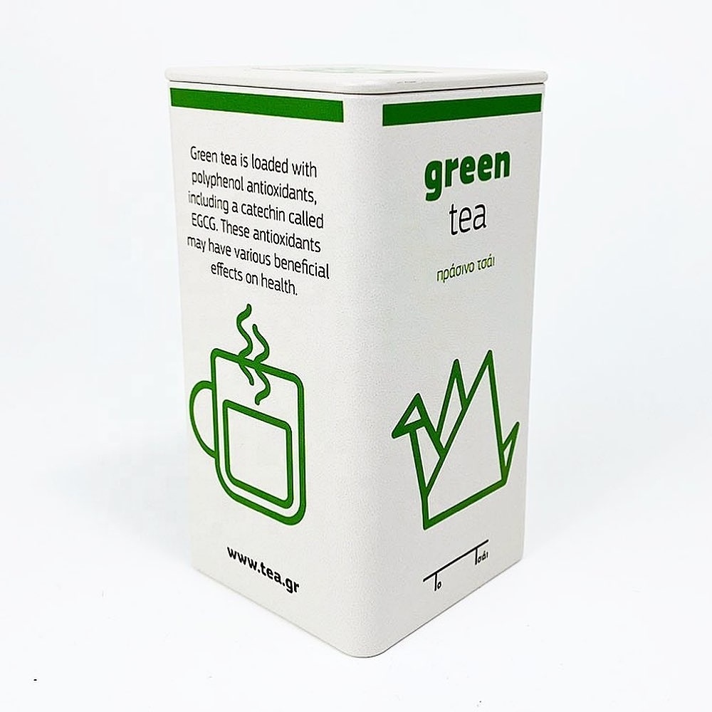 Metal Storage Cookie Packaging Can Box Cannaburst Tea Tins