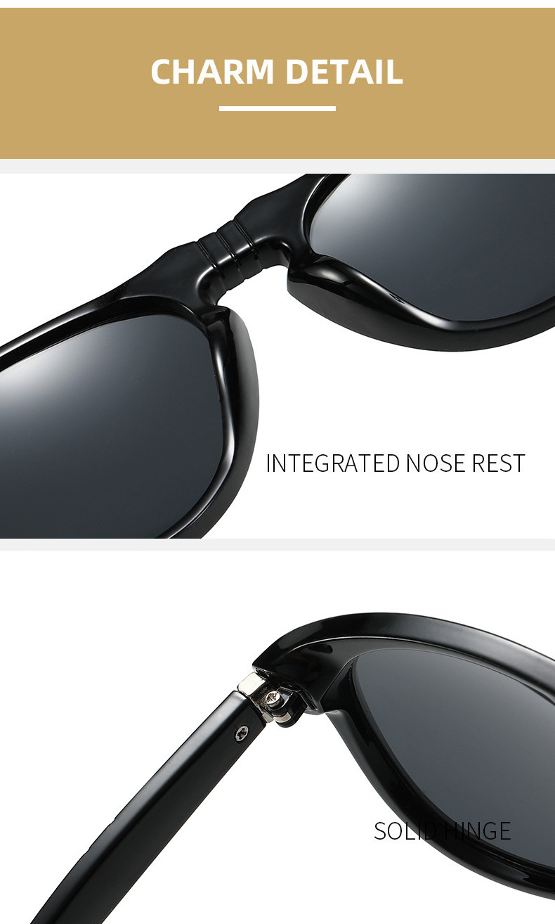 Luxury Classic Retro Pilot Steve Style Polarized Sunglasses 007 Men Driving Brand Design Sun Glasses Oculos 649