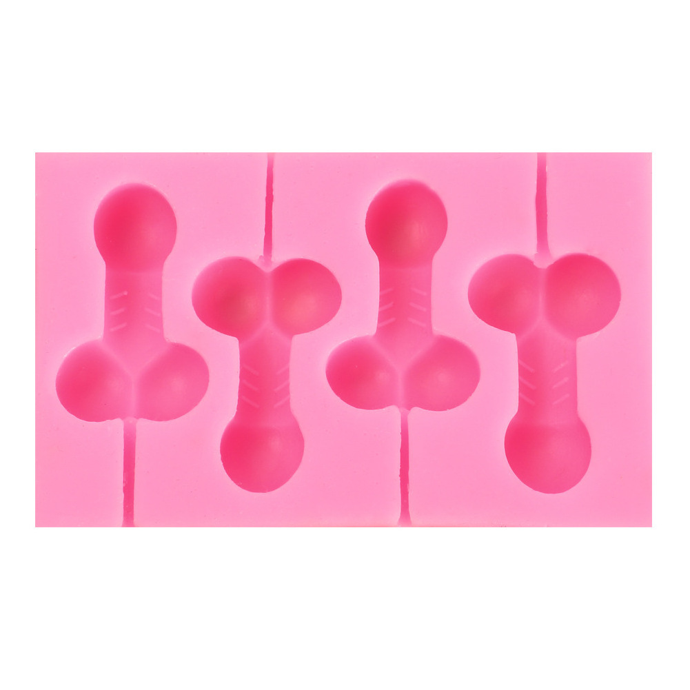 Silicone Penis Stick Mould Mold Cake Fondant Sugarcraft Craft Candle Lollipop  craft model