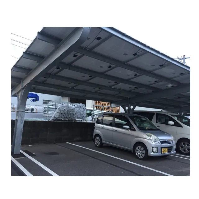 Wholesale manufacturer 10kw carport waterproof parking racking structure solar aluminum carport