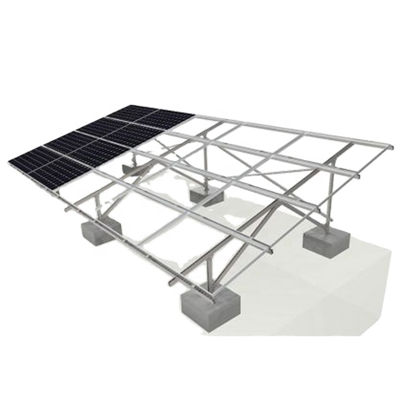 Chinese Factory Custom Design & Manufacture Flexible Railless Solar Panel Stand