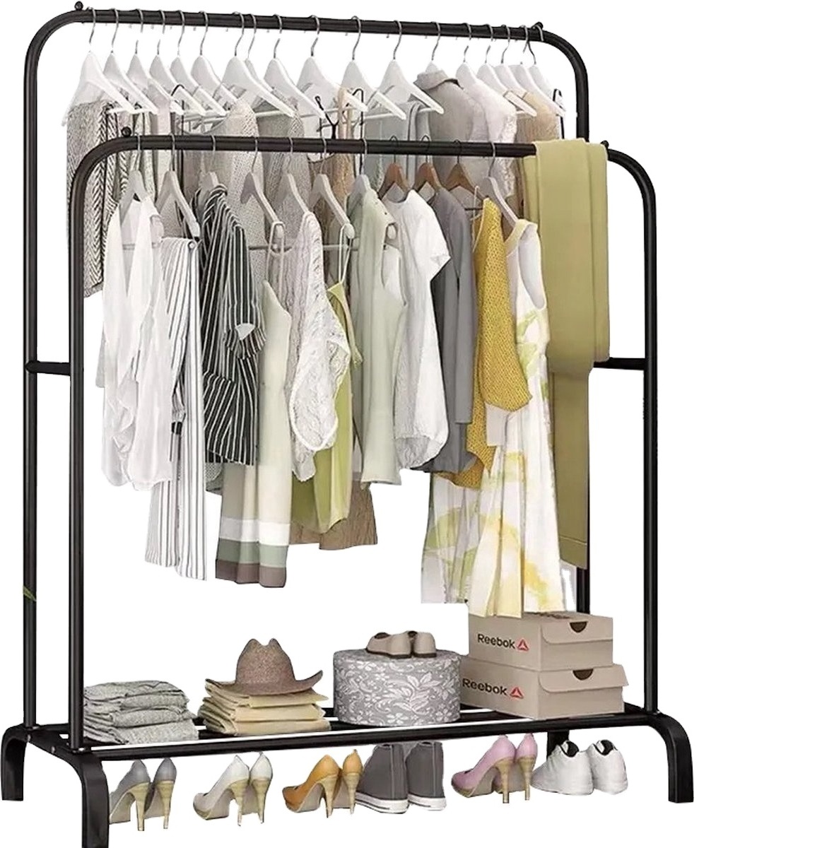 Clothes display rack multifunction clothes rack and drying rack for home clothing store shop