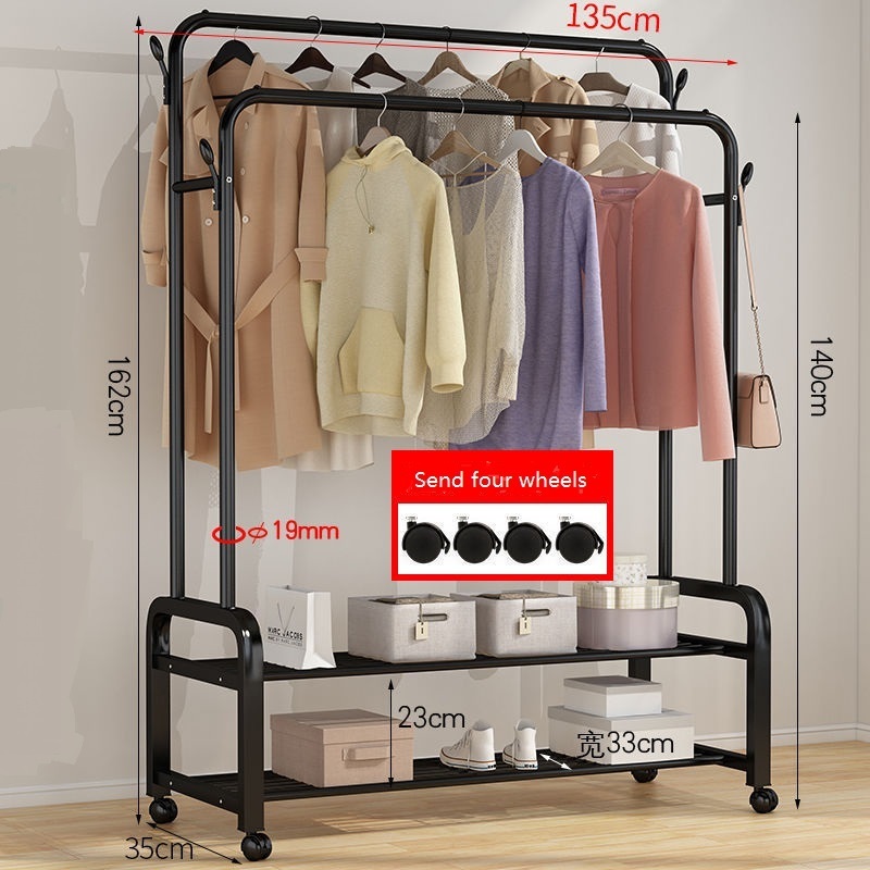 Clothes display rack multifunction clothes rack and drying rack for home clothing store shop