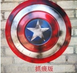 Newart handing and handheld captain America shield decor metal kids wall art for room decor