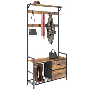 Heavy Duty Clothes Rack with Shelves Industrial Clothing Rack Portable Adjustable Clothes Rack