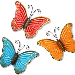 Newart metal 3 pieces butterfly aesthetic home decor wall frame decoration for living room decorations  home accessories