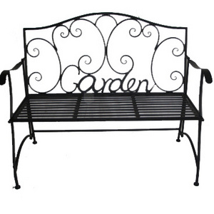 Garden Bench Outdoor Bench Patio Bench for Outdoors Metal Porch Clearance Work Entryway Steel Frame Furniture for Yard