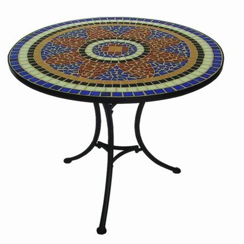 Outdoor gardener furniture table and chair round metal table