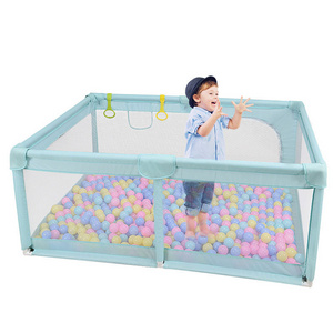 Wholesale Modern Playpen For Baby, China Manufacturer Baby Safety Fence Playpen, Kids' Large Baby Playpen with Creeping Mat/