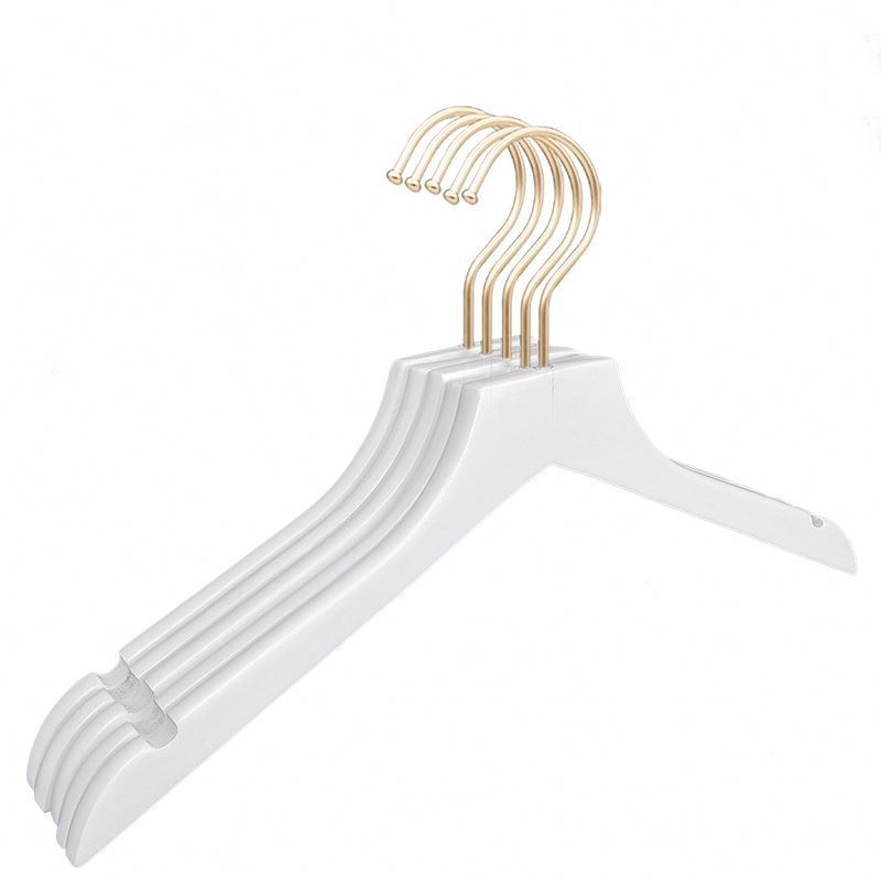 Anti Theft Wood Hanger Wooden Hanger For Hotel Clothing Store Accessories Premium Branded Customized Logo Garment Rack