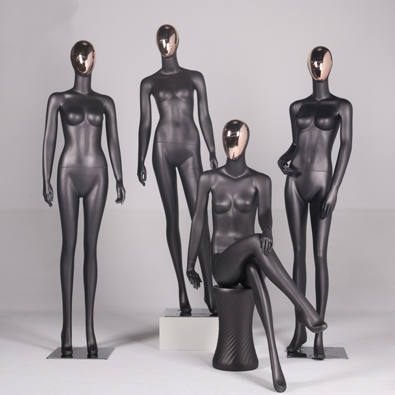 High Quality Fiberglass Standing Mannequin Full Body Woman