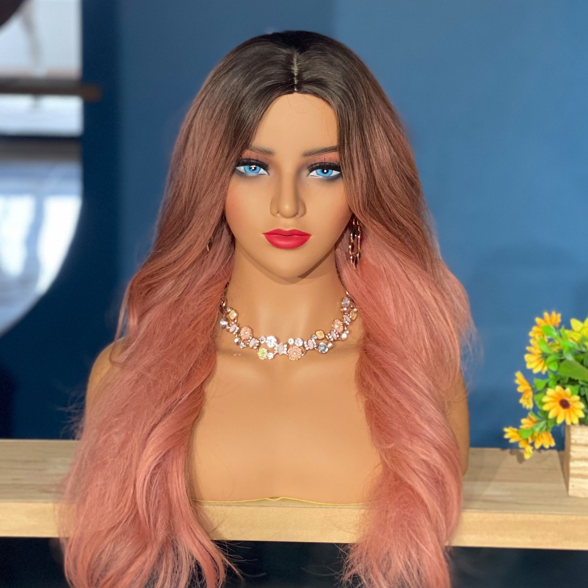 Makeup Face Realistic Female Mannequin Head