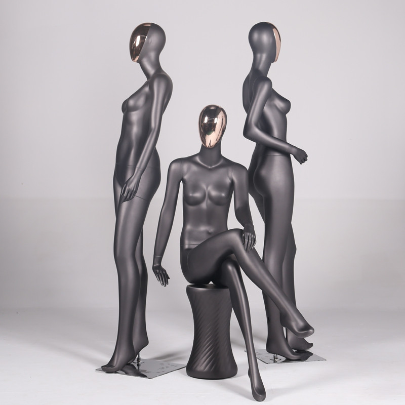 High Quality Fiberglass Standing Mannequin Full Body Woman