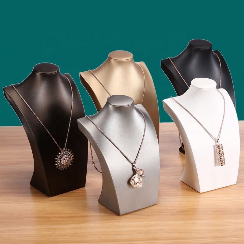 Wholesale Leather Necklace Jewelry Stand Mannequins For Display