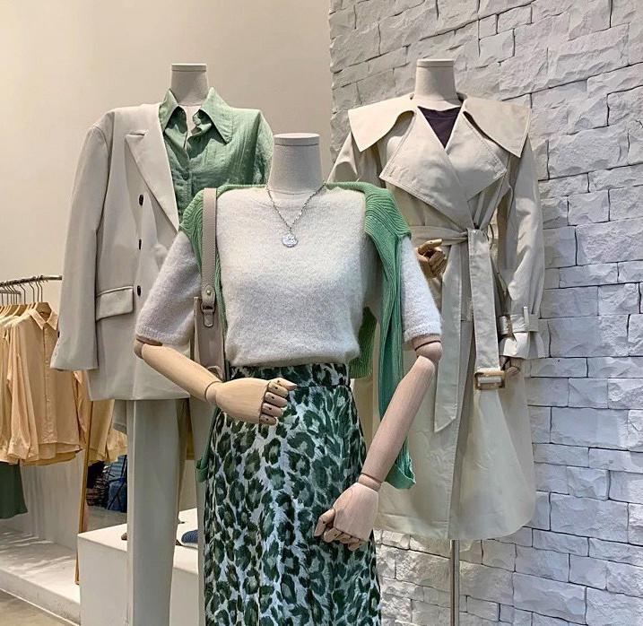 Fabric Covered Display Female Mannequin