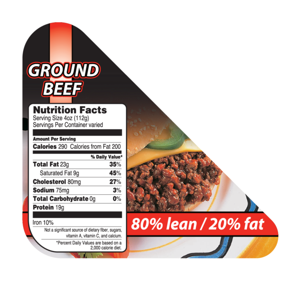 Custom Beef Meat Packaging Label Printing Frozen Food Label Sticker