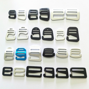 Aluminium metal g hook buckle ladder buckle hook 16mm 20mm 26mm 32mm 38mm