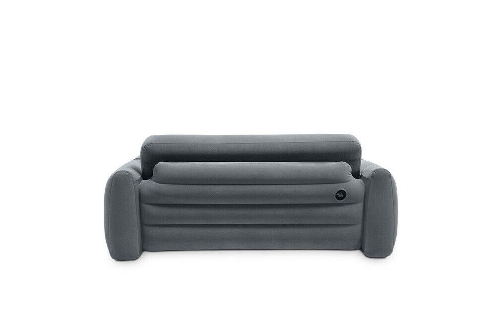 INTEX 66552 Inflatable Indoor Outdoor Chair Pull-Out Air Beds Sofa