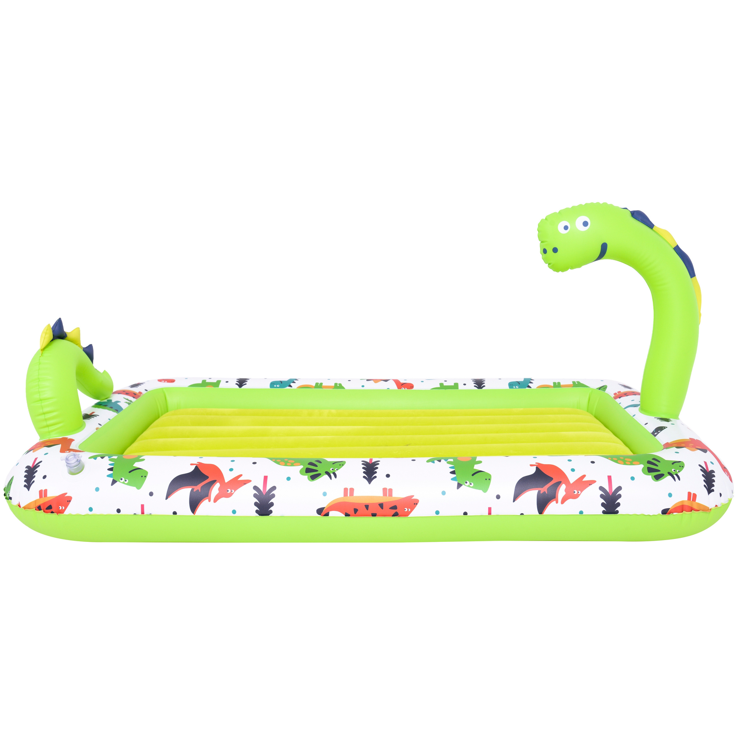 Jilong Avenli Modern Design OEM 24024 Flocked Dinosaur Kids Air Bed Portable Inflatable Outdoor Folding Mattress Hotel Bedroom