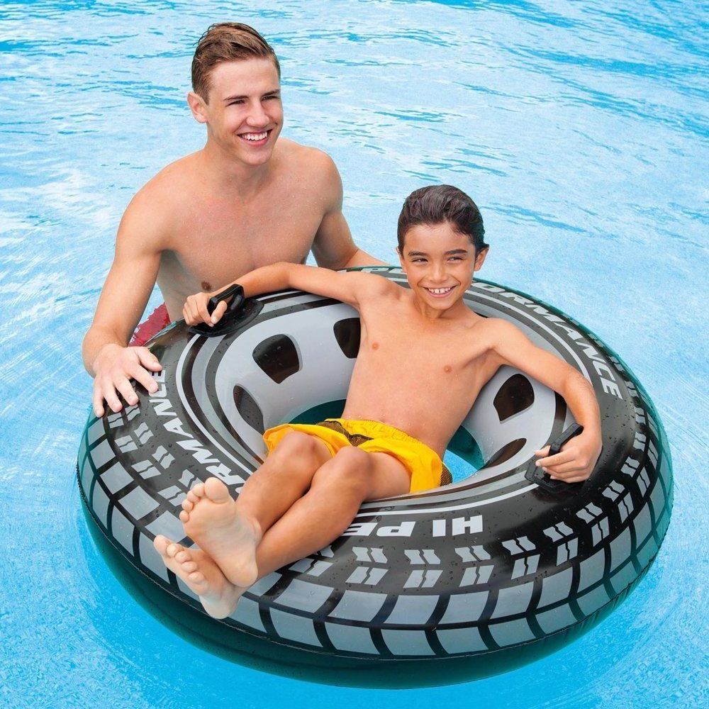 INTEX 56268 Summer Inflatable float Monster Truck Swimming Pool Rings Tube